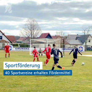 Sportförderung 2022: 40 Sportvereine erhalten Fördermittel