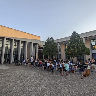 Eindruck der Italienreise der Kreismusikschule