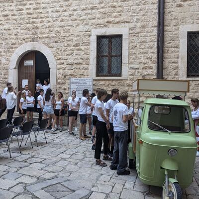 Eindruck der Italienreise der Kreismusikschule