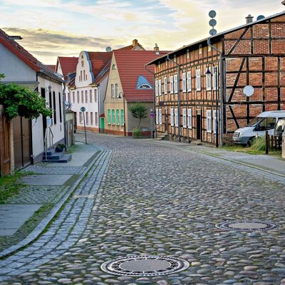 Blick einer Straße entlang