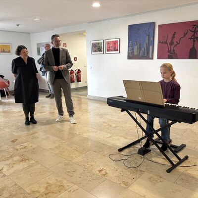 08.05.2025 Vernissage Klaus Kehrwald - musikalische Untermalung