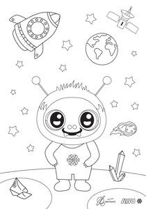 Mülli Ausmalbild Awulantis