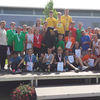 Die Teilnehmer der deutsch-polnischen Jugendbegegnung waren sehr erfolgreich beim 47. Sachsenhausen-Gedenklauf 2014.