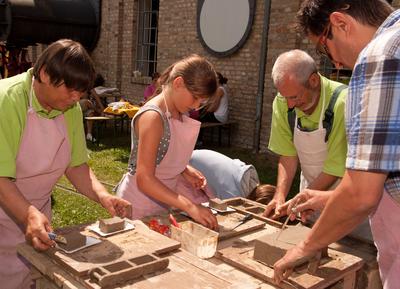 Handwerkertage im Ziegeleipark Mildenberg.