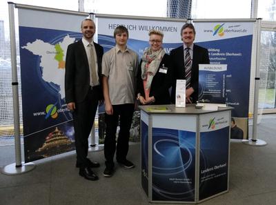 Informationsstand des Landkreises Oberhavel auf der youlab 2015