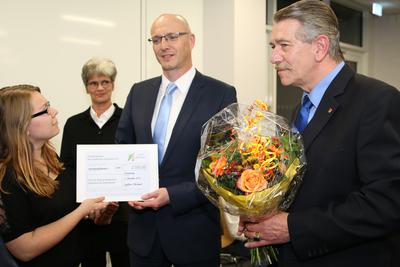 Der Chor der Regine-Hildebrandt-Gesamtschule in Birkenwerder erhielt den Kulturförderpreis 2015.