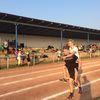 Zwei Sch&uuml;ler beim 12. Benefizlauf des Strittmatter-Gymnasiums Gransee.