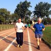 Jan-Christian H&uuml;bsch, Leiter B&uuml;ro des Landrates und Dr. Uwe Zietmann, Schulleiter des Strittmatter-Gymnasiums Gransee.