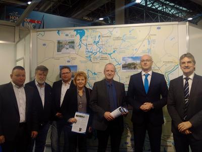 Der Landkreis Oberhavel pr&auml;sentiert sich und die WIN-Region auf der Messe boot D&uuml;sseldorf.