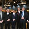 Ministerpräsident Woidke und Landrat Weskamp, Vize-Landrat Hamelow, polnische Delegation beim Brandenburg-Tag
