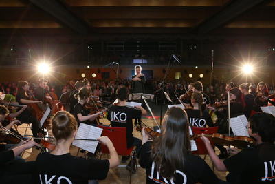Jugendkammerorchester beim Benefizkonzert 2016 in Hohen Neuendorf