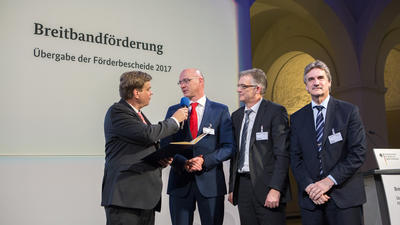 F&ouml;rderbescheid Breitbandausbau 