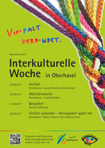 Plakat Interkulturelle Woche 2017