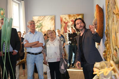 Eröffnung der Ausstellung EIN-AUS-WEIT-BLICK von Uwe Tabatt im Kreismuseum Oberhavel 