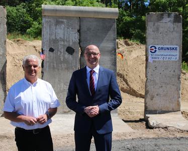 Mauerteile f&uuml;r Museum in Washington D.C. 