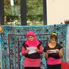 Falak Alhammoud und Shaima Khali tragen deutsche Gedichte vor.