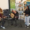 Auftritt von Musikern der Kreismusikschule Oberhavel mit Sänger Mohammad Mohammad.