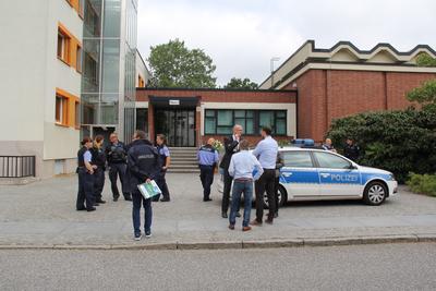 Bombendrohung im Jobcenter Oberhavel am 25.06.2018.