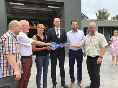 &Uuml;bergabe Rettungswache Kremmen