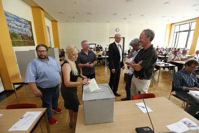 Wahl zum Vorsitzenden des neuen Kreistages