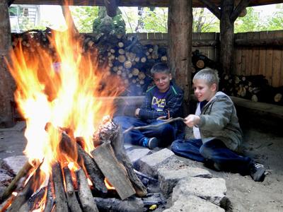 Waldhof Zootzen Lagerfeuer.
