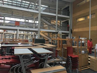 OSZ Hennigsdorf - Blick in den Lichthof