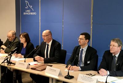 Pressekonferenz im Gesundheitsministerium