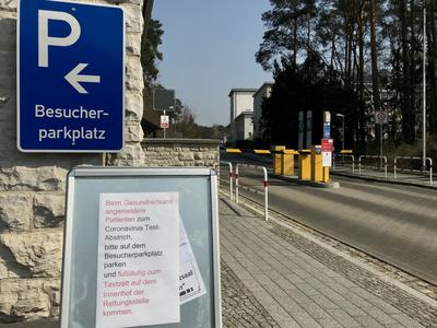 Klinikgelände in Hennigsdorf