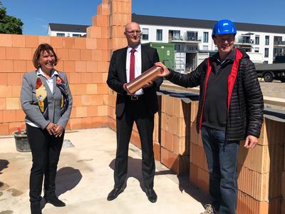 Grundsteinlegung Erweiterungsbau Bollhagen-Gynasium am 06.05.2020