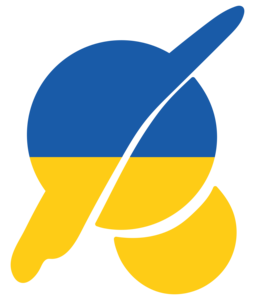 Logo Oberhavel in Ukrainefarben