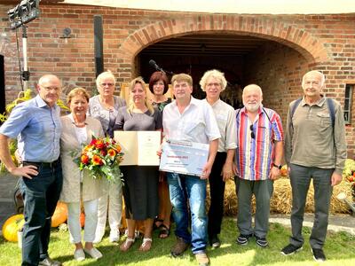 Menz gewinnt einen Sonderpreis im Wettbewerb "Unser Dorf hat Zukkunft".