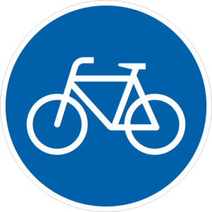 Verkehrszeichen Z 237 Radweg