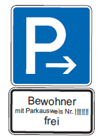 Bewohnerparkausweis / Landkreis Oberhavel