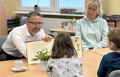 Vorlesetag 2023: in der Linden-Schule in Oranienburg