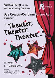 Plakat zur Ausstellung des CreativCetrums Oranienburg 2013