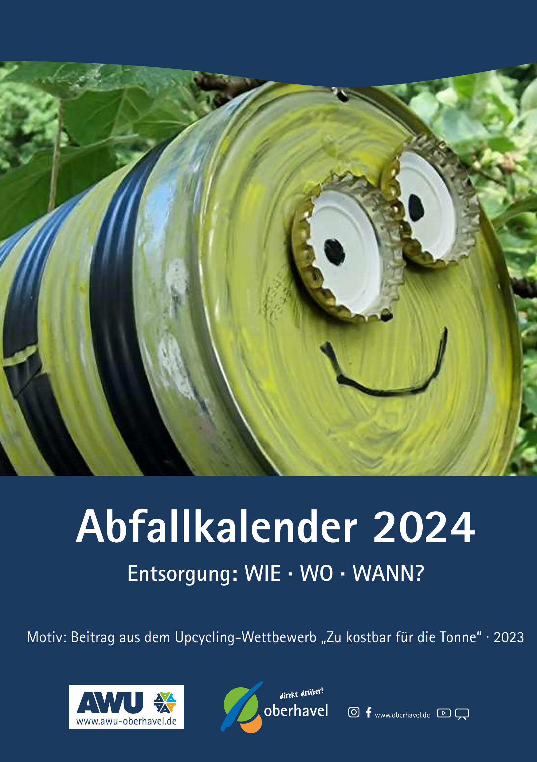 Abfallkalender 2024 / Landkreis Oberhavel