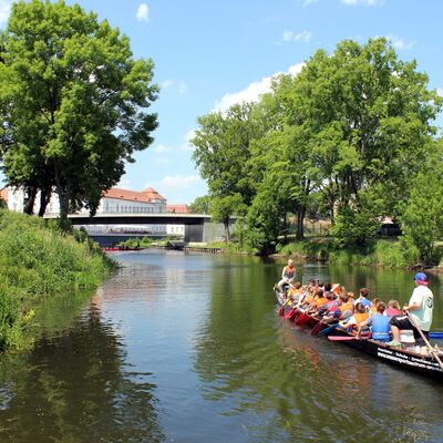 Drachenbootrennen auf der Havel