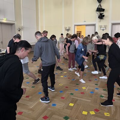 Workshop Meilensteine - Pappdeckel-Spiel